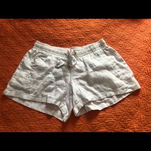 Resort white Linen shorts lilly pulitzer